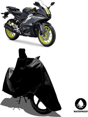 Amexride Waterproof Two Wheeler Cover for Yamaha(YZF R15, Black)