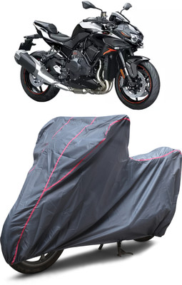 GGK RANTAL Waterproof Two Wheeler Cover for Kawasaki(ZH2, Grey)