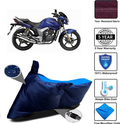 MISSION COLLECTION Waterproof Two Wheeler Cover for Hero(CBZ TYPE 1, Blue)