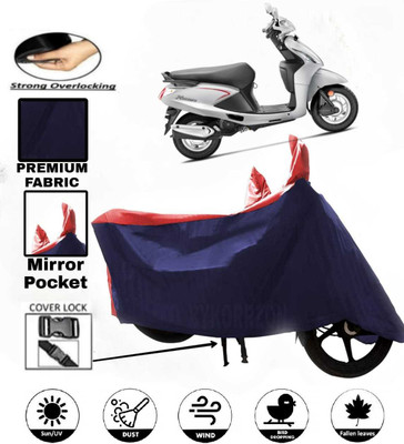 AutoGalaxy Waterproof Two Wheeler Cover for Hero(Pleasure, Red)