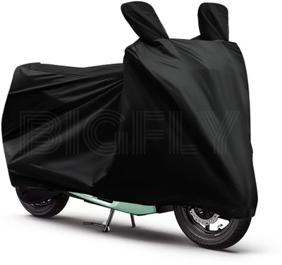 BigFly Two Wheeler Cover for Hero(Duet 125 CC BS6, Black)