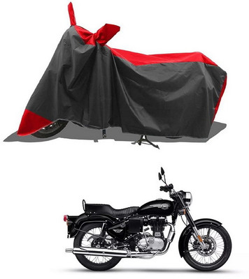 PAGORA Waterproof Two Wheeler Cover for Royal Enfield(Bullet 350 Twinspark, Red, Black)