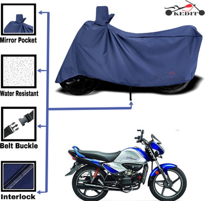 AASHTIK MART Two Wheeler Cover for Hero(Splendor I Smart, Blue)