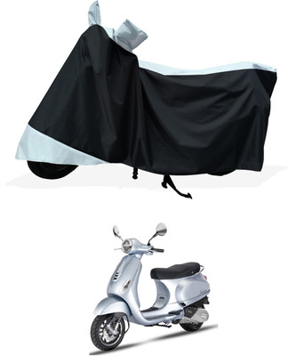 Tricway Two Wheeler Cover for Piaggio(Vespa LX 125, White)