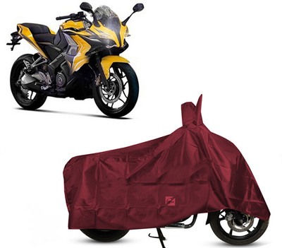 EGAL Waterproof Two Wheeler Cover for Bajaj(Pulsar SS400 BS6, Maroon)