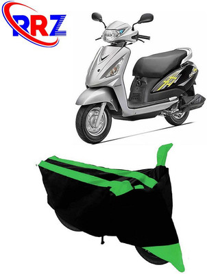 RRZ Waterproof Two Wheeler Cover for Suzuki(Swish, Black, Green)