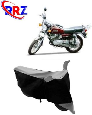 RRZ Waterproof Two Wheeler Cover for Yamaha(RX 100, Black, Grey)