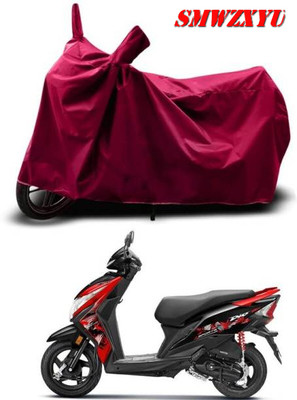 smwzxyu Waterproof Two Wheeler Cover for Honda(Dio, Maroon)