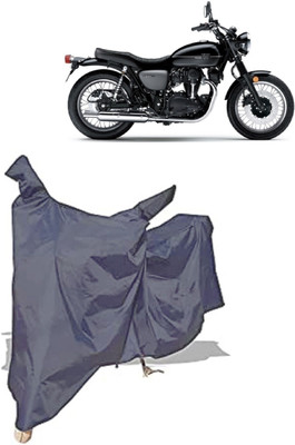 Amexride Two Wheeler Cover for Kawasaki(W800 BS6, Grey)