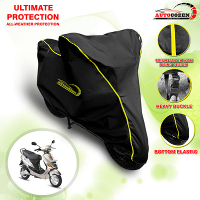 AUTOCOZEN Waterproof Two Wheeler Cover for Hero(E Sprint, Black)