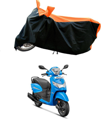 DeepShakshi AUTOMOTIVE Waterproof Two Wheeler Cover for Hero(Pleasure+ 110, Orange)