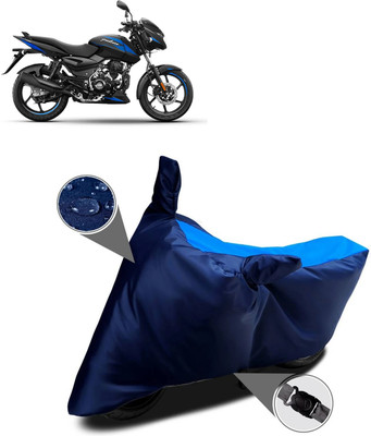 PAGORA Waterproof Two Wheeler Cover for Bajaj(Pulsar 125, Blue)