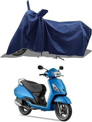 KANISHA ENTERPRISES Waterproof Two Wheeler Cover for TVS(Jupiter, Black)