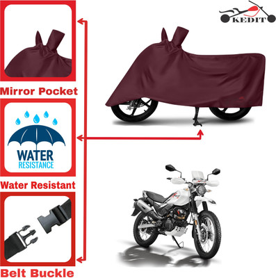 KEDIT Two Wheeler Cover for Hero(Xpulse 200T, Maroon)