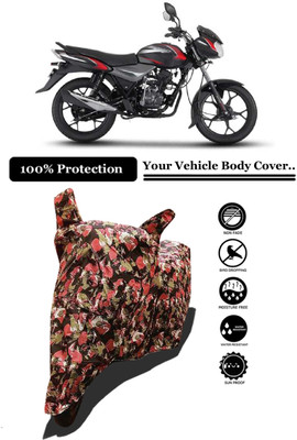 Amexride Two Wheeler Cover for Bajaj(Discover 125 DTS-i, Multicolor)