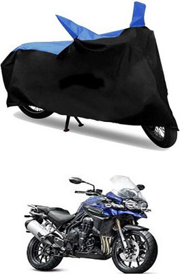 MMSSTAR Waterproof Two Wheeler Cover for Triumph(Blue, Black)