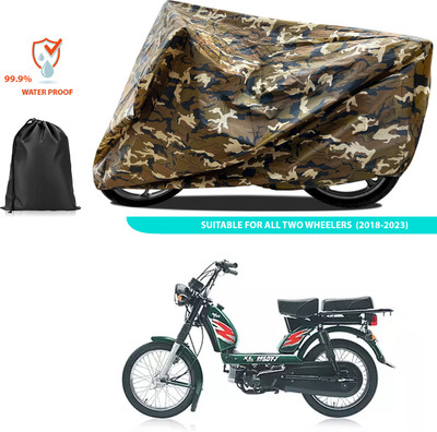 CODOKI Two Wheeler Cover for TVS(Heavy Duty Super XL, Yellow)