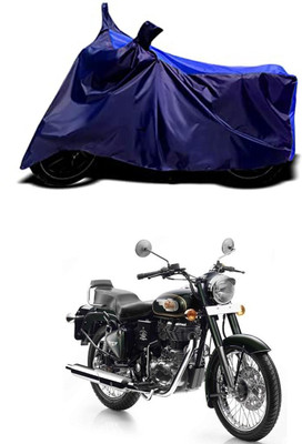 VESMEI Two Wheeler Cover for Royal Enfield(Electra, Blue)