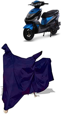 Amexride Two Wheeler Cover for Ampere(REO BS6, Blue)
