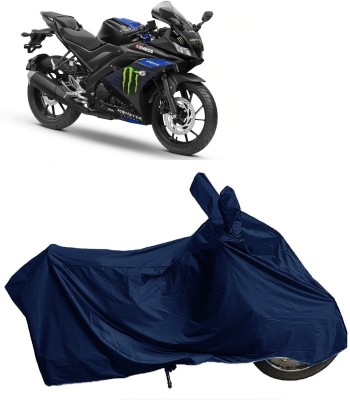 DIGGU Two Wheeler Cover for Yamaha(YZF R15 V3 Moto GP Edition, Blue)