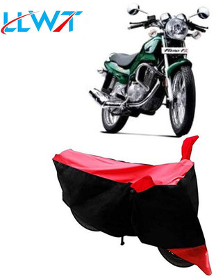 KPIND Waterproof Two Wheeler Cover for TVS(Fiero FX, Black, Red)