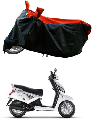 DeepShakshi AUTOMOTIVE Waterproof Two Wheeler Cover for Mahindra(Gusto BS6, Red)