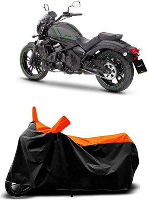 VESMEI Two Wheeler Cover for Kawasaki(W800, Orange)
