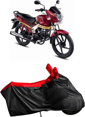 Autofly Waterproof Two Wheeler Cover for Mahindra(Centuro Rockstar, Red, Black)