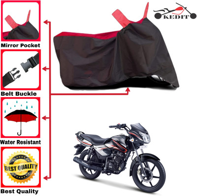 KEDIT Two Wheeler Cover for TVS(Phoenix, Red, Black)
