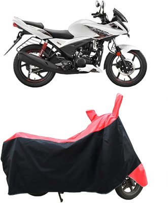 KEDIT Two Wheeler Cover for Hero(Ignitor, Red, Black)