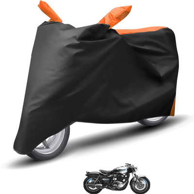 Caronix Waterproof Two Wheeler Cover for Royal Enfield(Orange)