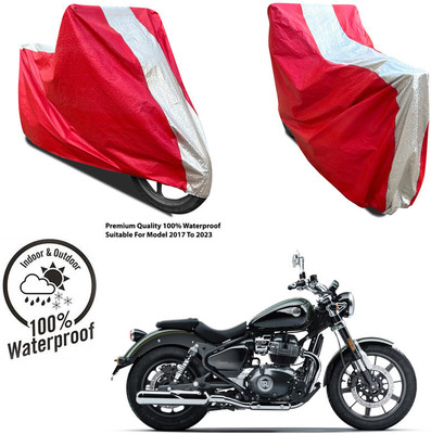 AUTOCAD Waterproof Two Wheeler Cover for Yamaha(FZ FI, Silver, Red)