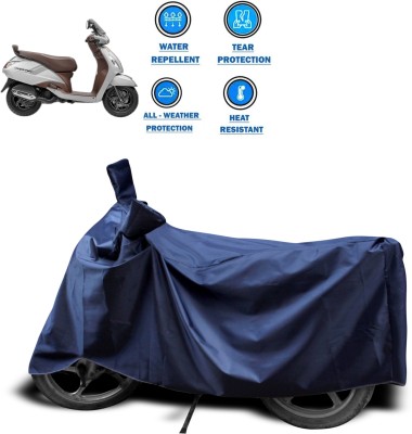 CODOKI Waterproof Two Wheeler Cover for TVS(Jupiter, Blue)