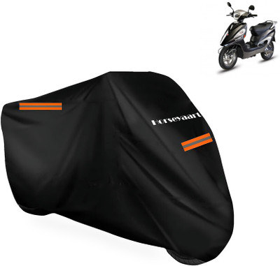 Horseyaart Waterproof Two Wheeler Cover for Hero Electric(Electric NYX e5 BS6, Black)