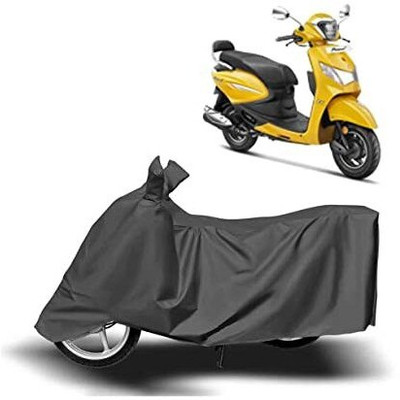 DeepShakshi AUTOMOTIVE Waterproof Two Wheeler Cover for Royal Enfield(Thunderbird 350, Grey)