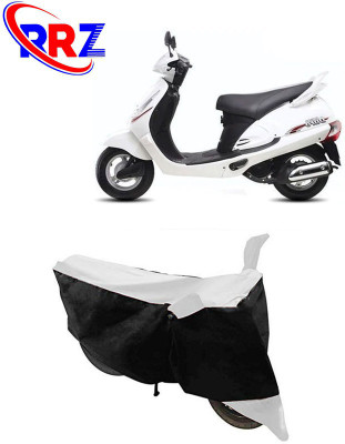 RRZ Waterproof Two Wheeler Cover for Mahindra(Duro, Black, White)