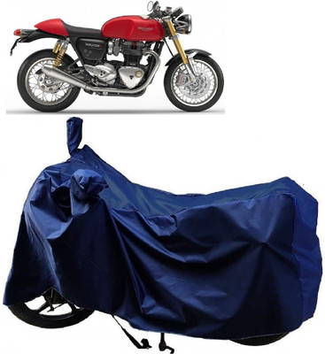 MMSSTAR Waterproof Two Wheeler Cover for Triumph(Thruxton 1200 R, Blue)