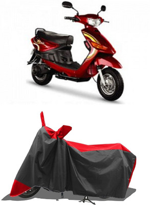 GROFATIK Two Wheeler Cover for Indus(Yo Spark, Red)
