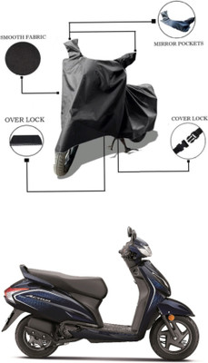 Mdstar Waterproof Two Wheeler Cover for Honda(Activa 6G, Black)