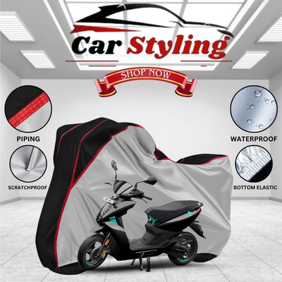 Car Styling Waterproof Two Wheeler Cover for Ather(450 X, Multicolor)