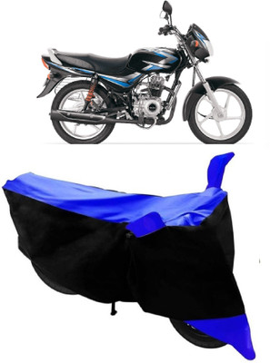 SK AUTO Waterproof Two Wheeler Cover for Bajaj(CT100, Blue)