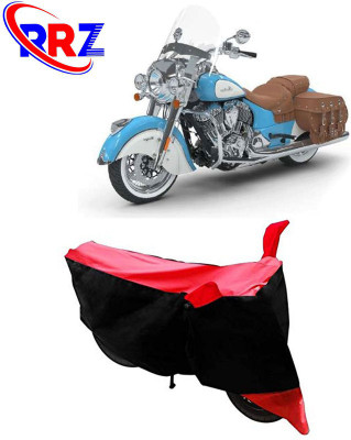 AutoGalaxy Waterproof Two Wheeler Cover for Indian(Chief Vintage, Black, Red)