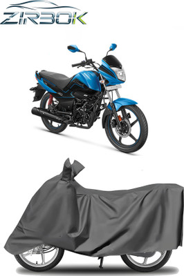 ZIRBOK Waterproof Two Wheeler Cover for Hero(Splendor iSmart 110, Grey)