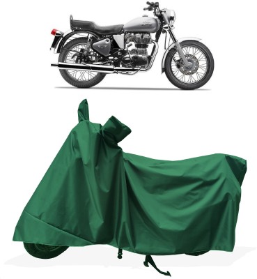 Tricway Two Wheeler Cover for Royal Enfield(Electra 5S, Green)