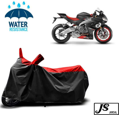 JSJINSIL Waterproof Two Wheeler Cover for Aprilia(RS 660, Red, Black)