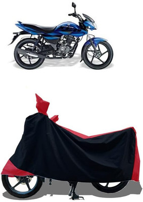 KEDIT Two Wheeler Cover for Bajaj(XCD 125cc, Red)