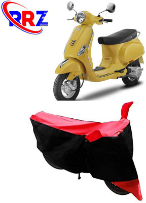 RRZ Waterproof Two Wheeler Cover for Vespa(Vespa LX, Black, Red)