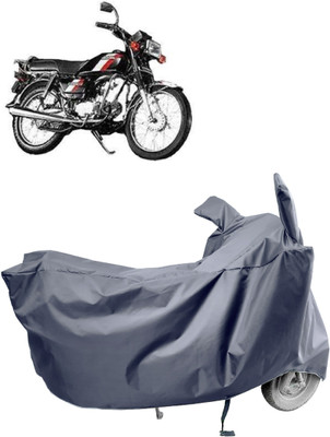 Amexride Two Wheeler Cover for Hero(CD 100 SS, Grey)