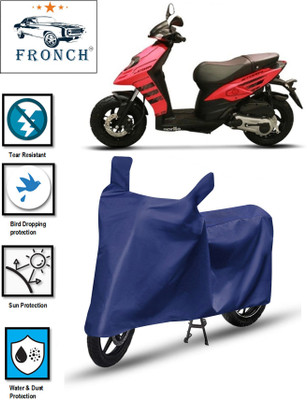 FRONCH Waterproof Two Wheeler Cover for Aprilia(Storm 125, Blue)