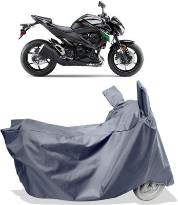 Amexride Two Wheeler Cover for Kawasaki(Z800, Grey)